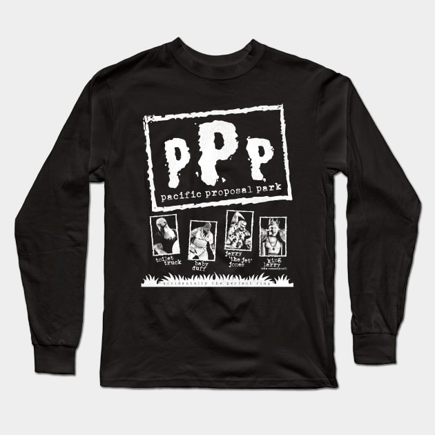 Pacific Proposal Park Wrestling Long Sleeve T-Shirt by darklordpug